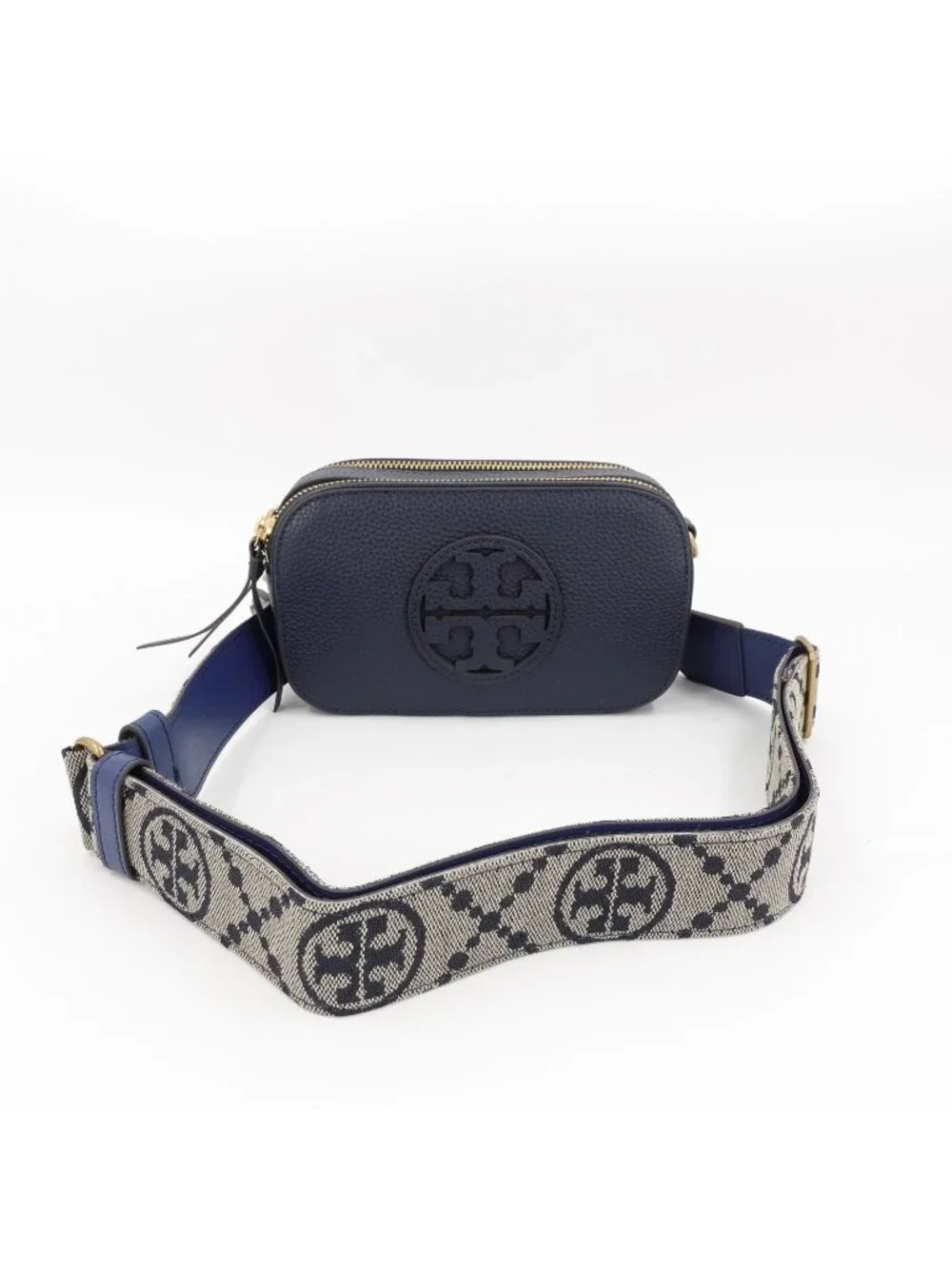 Tory Burch Miller Mini Crossbody Bag Navy OS